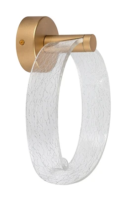 Olyssia fali 5W 3000K H235cm arany