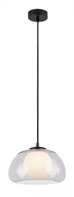 Elowenfügg.G9 5W,D25cm,átlátsz.