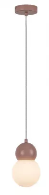 Gellia függ.G9 1x38W,D12cm,rózsa