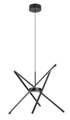 Henli2 függ. LED40W 66x66cmfekete