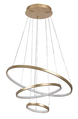 Beliza,belt.függ.LED90W 3kör arany