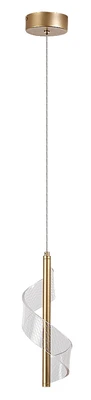 Zofrael,belt.függ.LED6 D13cm arany