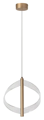 Olyssia függ. 8W 3000K L29cm arany