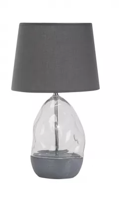 Apolonia asztali E27 1x40W szürke