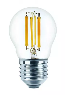 Filament LED E27 G45 6W 2700K 870lm