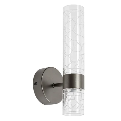 Onixo fali 8W 3000K H28cm ac.szür