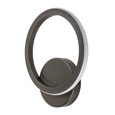 Laven fal.8W 4000K H24cm acél IP44