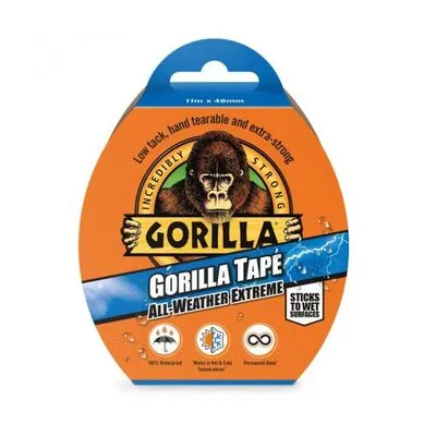 RAGASZTÓSZALAG TAPE 48mmx11m GORILLA ALL WEATHER FEKETE