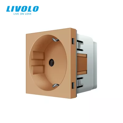 LIVOLO ARANY DUGALJ 2P+F 16A 250V