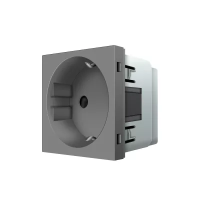 LIVOLO EZÜST  DUGALJ 2P+F 16A 250V