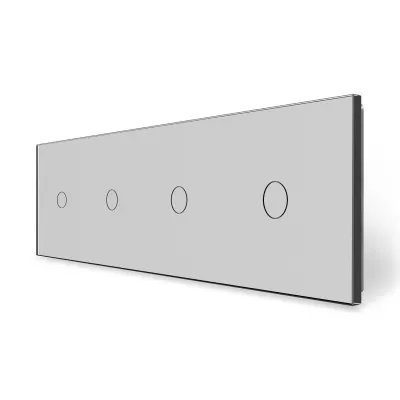 LIVOLO NÉGYES KERET EZÜST KRISTÁLY KAPCSOLÓHOZ !!!!