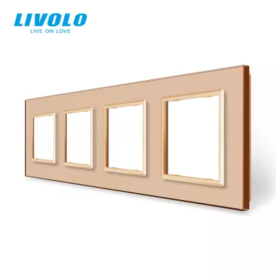 LIVOLO NÉGYES KERET ARANY KRISTÁLY DUGALJHOZ !