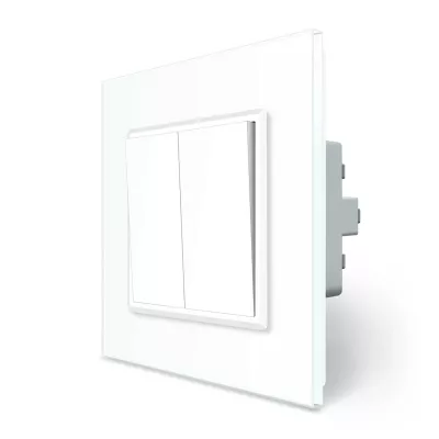 LIVOLO 107+7 KAPCSOLÓ FEHÉR 250V 5A