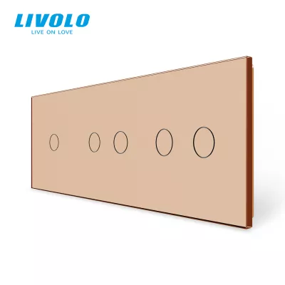 LIVOLO HÁRMAS KERET EGYES-2X KETTES ARANY