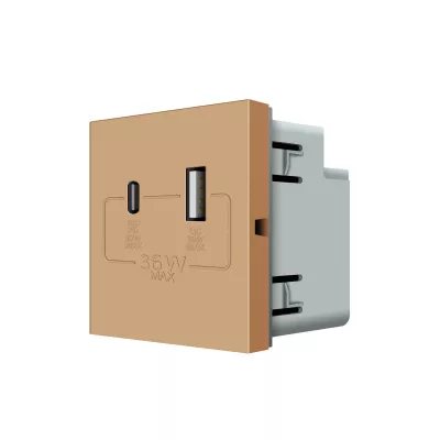 LIVOLO TÖLTŐ QC-PD 36W USB A+C