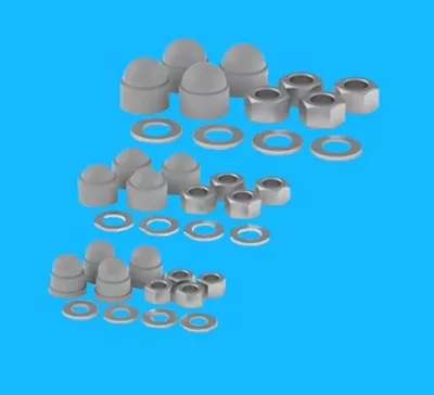 VASALAT CSAVAR KLT.4006 Z-50 ROSA 4db M14+4db alátét+4db szürke kupak