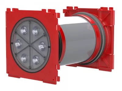 ÁTVEZETŐ-HÁZ KÉTOLDALI CSATLAKOZÁSÚ HSI150 1x1 K2/300