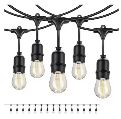 KERTI FÉNYFÜZÉR BAJA 15m 15xE27 @