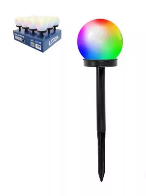Szolár lámpa LED SPHERE RGB 10cm@