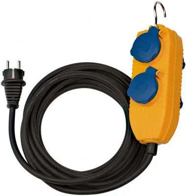 Dugós 4-es 5m H07RN-F 3x1,5 építkezési kábel POWERBLOCK