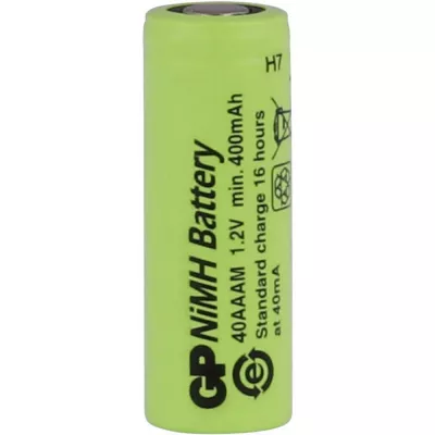 GP akku 1,2V 2/3 AAA 400mAh NiMH Flat-Top