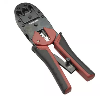 Krimpelőfogó moduláris RJ45, RJ12, RJ11, CAT 3, 4, 5, 5e7