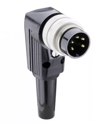 DIN DUGÓ 5P DIN dugó, 5 pólusú, szögletes, WSV