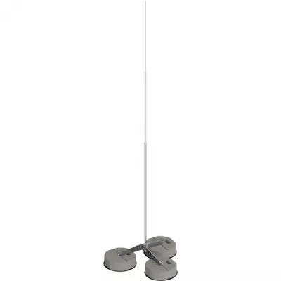 FELFOGÓOSZLOP+TALP 3,5m V2A/ALU 3x25kg BETONALAPPAL