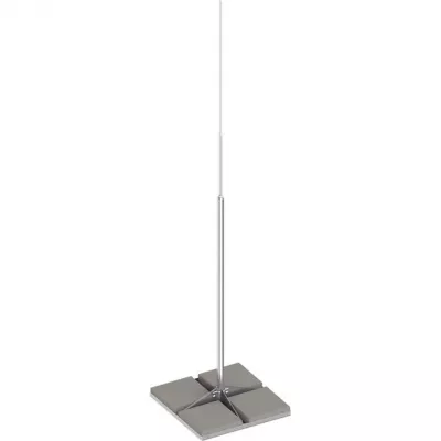 FELFOGÓOSZLOP+TALP 3m V2A/ALU 4x12kg BETONALAPPAL
