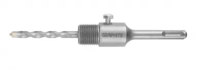 GRAPHITE ADAPTER KÖRKIVÁGÓHOZ, SDS+@ SDS-Plus SZÁRRAL, KÖZPONTFÚRÓVAL,M22