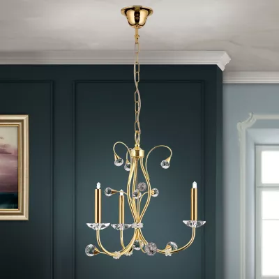MOLECZ LU 2366/3 gold 3X40W G9 Csillár