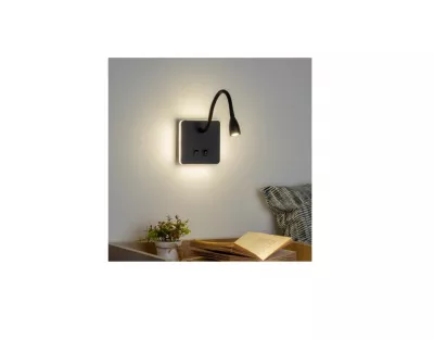 BRILAGI LED MAYA DOUBLE 4W 230V+3W FEKETE