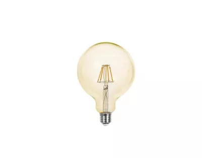 LED Izzó FILAMENT G125 E27 12W 230V@ 2200K 1350LM
