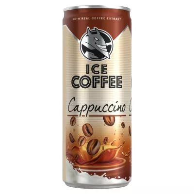 HELL ice coffee cappuccino koffeintartalmú, uht ital 250ml