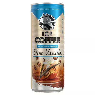 HELL ice coffee slim vanilla koffeintartalmú, uht ital 250ml