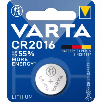 VARTA CR 2016 3V 90mAh LITHIUM ELEM