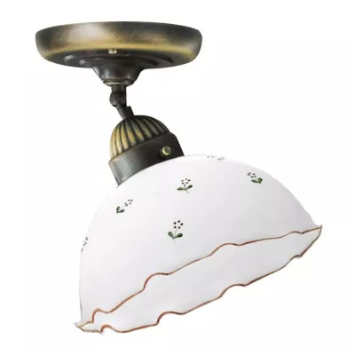 KOLARZ NONNA 731.10.71 - Spotlámpa Piros virágos motívummal 1xE27/75W