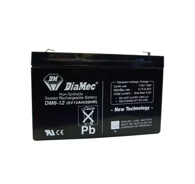 AKKUMULÁTOR DM6-12 6V 12Ah DIAMEC