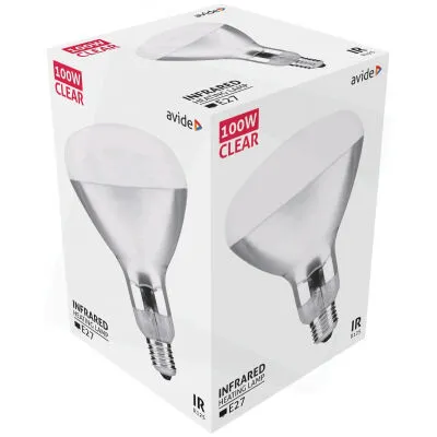 Infra 100W clear R125 E27 240V R125 ir 100W E27 230V clear