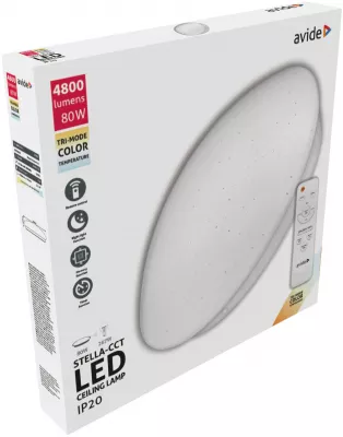 MENNYEZETI LED LÁMPA 80W 4800LM ACLOCCT-80W-R-ST