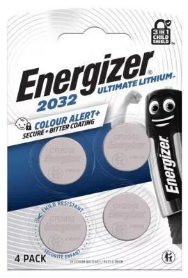 Energizer CR2032 elem Lítium 4db/bl Ultimate Lítium Performance CR2032