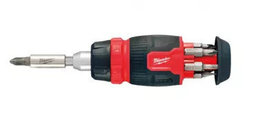 MILWAUKEE MAROK.CSAV.HÚZÓ KLT 8RÉSZ@ RACSNIS CSAVARHÚZÓ KÉSZLET 8 RÉSZES