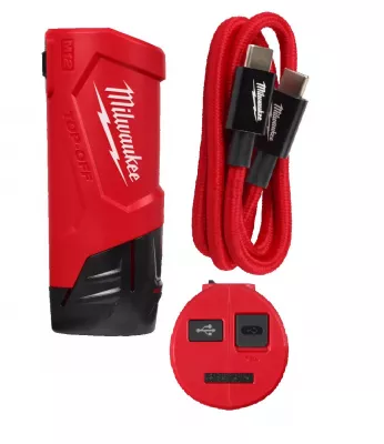 MILWAUKEE M12TC2-0 M12™ TÖLTŐ KLT @ UTAZÓ TÖLTŐ SZETT