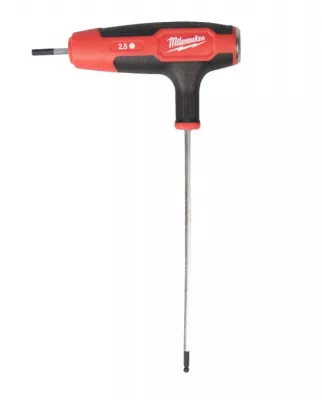 MILWAUKEE T-IMBUSZKULCS 2,5mm@ KOMFORT MARKOLATTAL