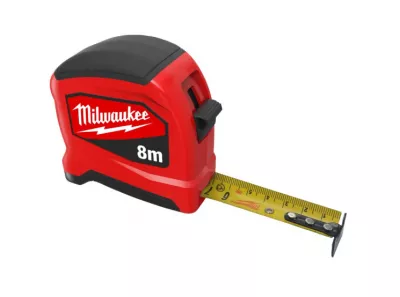 MILWAUKEE MÉRŐSZALAG 8M/25mm SLIM@ METRIKUS, SLIMLINE 2.GENER.