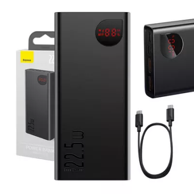 POWERBANK 20000mAh  22,5W  FEKETE@ PPAD070101    037574