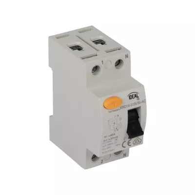 ÁRAMVÉDŐ 25A 2P 30mA KRD10-2/25/30-AC fírelé