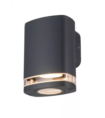 KÜLTÉRI FALI 220-240V AC GU10 IP54 SZÜRKE