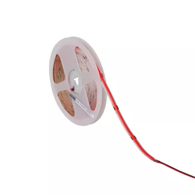 LED SZALAG PIROS 10,5W/m 190lm/m 24V LCOB 10,5W/M 24IP65-R LEDSZ.