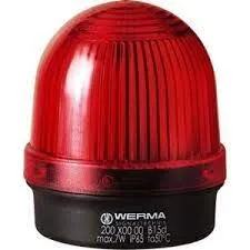 WERMA jelzőlámpa piros 12-240V
